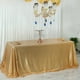 thumbnail image 5 of Mantel Redondo Dorado con Lentejuelas | Tela Brillante para Bodas, Cumpleaños, Fiestas y Navidad | 100×100 Cm - Smj250820003Gd, 5 of 6