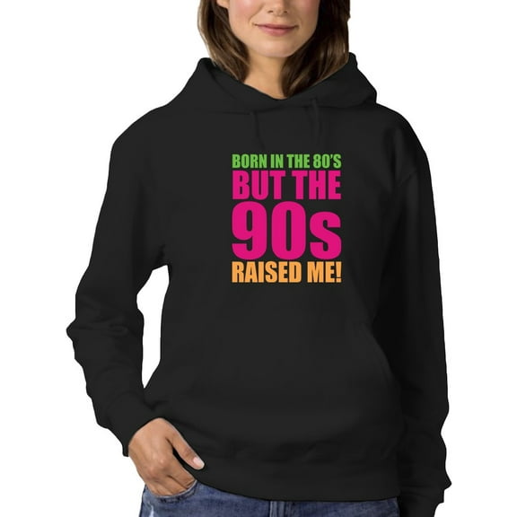 Born In The 80s Hoodie Women -GoatDeals Designs, Female Small