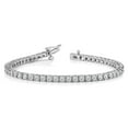 thumbnail image 3 of Primal Gold 14 Karat White Gold A Diamond Tennis Bracelet, 3 of 5