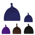thumbnail image 2 of PEACNNG Baby Hats Newborn 100% Organic Cotton Soft Adjustable Hat Often Knotted Cap, for Infant Boys And Girls Hats Child Beanie, 2 of 5