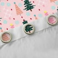 thumbnail image 4 of Feelyou Cartoon Xmas Tree Blackout Curtains Set of 2 (52x84 Each) for Teen, Winter Snowflake Window Curtains, Merry Christmas Theme Curtains and Drapes, Window Curtains Room Decor, 4 of 6