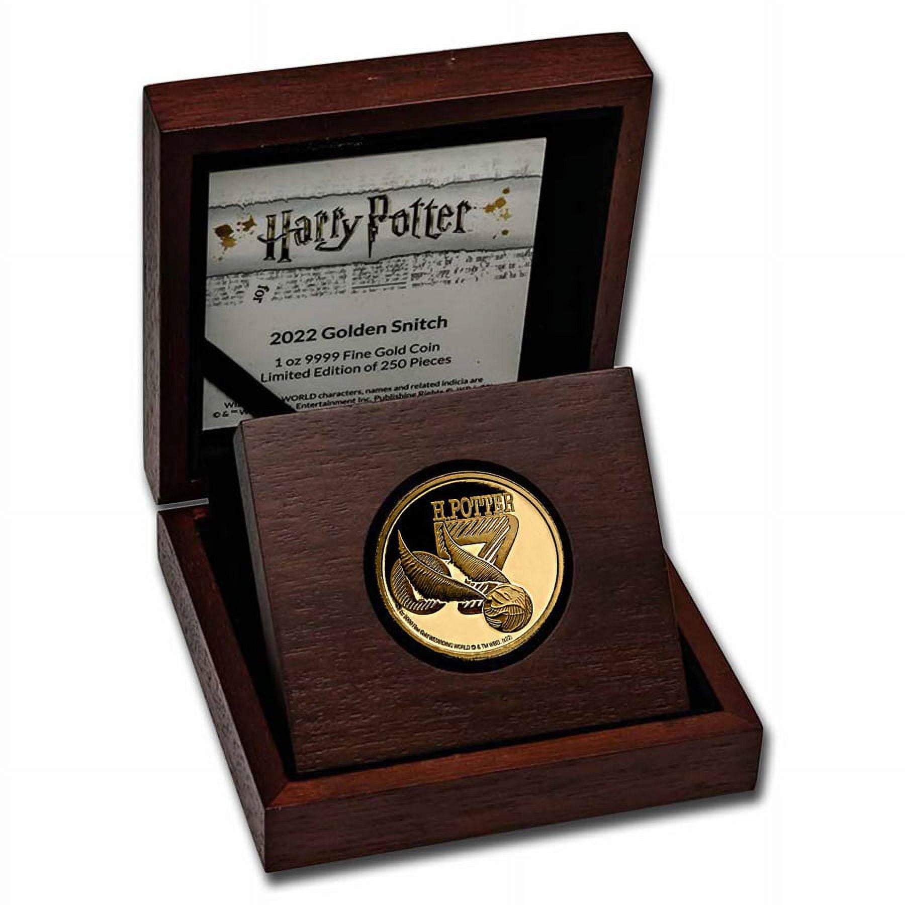 French Mint Vif D'Or - Harry Potter 2022 - 5 Euros Gold Proof 2022 UNC