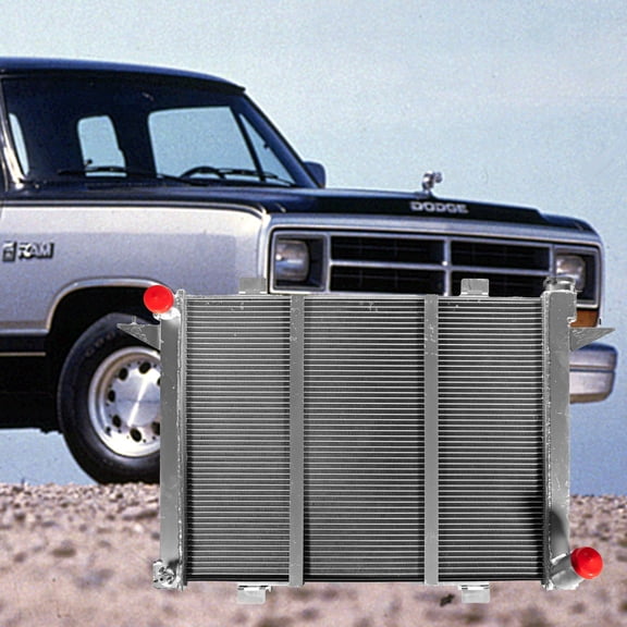 HZ 3 Row Radiator Aluminum For 1991-1993 Dodge D250 D350 W250 W350 Cummins 5.9L