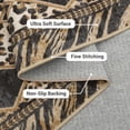 thumbnail image 4 of Living Room Rugs, Checkered Leopard Print Large Area Rug for Bedroom Soft Low Pile Non-Slip Washable Indoor Carpet Rugs for Dining Room, 4 of 6