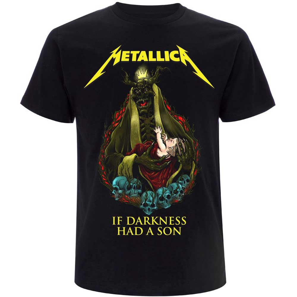 Maglietta Ufficiale Metallica 'Birth Death Crossed Arms' Nera - Unisex Cotone - Foto 2