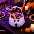 thumbnail image 5 of Halloween Decoration Indoor Outdoor Clearance Under $5.00! Thanksgiving Fall Decorations for Home, Halloween Candy Bag Ghost Face Halloween Decorative Tote Bag, 5 of 6