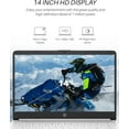 thumbnail image 5 of HP Stream 14" Laptop for Student and Business Computer, Intel N4120 Quad-Core Processor, 16GB RAM, 320GB Storage(64GB eMMC+256GB Micro SD, Windows 11 Pro, 5 of 5