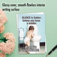 thumbnail image 4 of NobleWorks Funny Mother's Day Greeting Card w/ 5x7 Envelope (1 Card), for Men, Women, Mom Silence Is Golden C9193MDG, 4 of 7