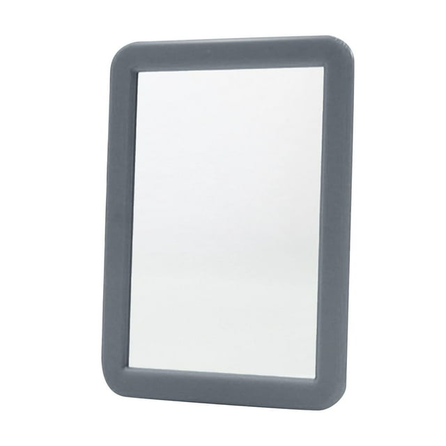 Miroir de Maquillage Rectangulaire - Miroir Portable pour Armoire de Maquillage, Parfait pour Casiers Scolaires, Réfrigérateurs, Rasoirs, Armoires, avec Support Robuste