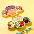 thumbnail image 5 of Microwave & Dishwasher Safe Silicone Baby Plates, Divided Suction Plates for Controlled Portions, Non-Slip for Stable Feeding, Separate Compartments for Varied Diets, Stylish, 5 of 5