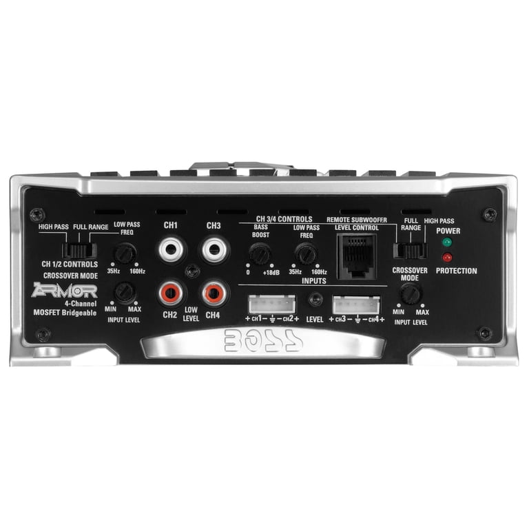 Boss Audio AR1600.4 1600 Watt 4-Channel Car Audio Amplifier+Amp
