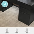 thumbnail image 4 of Martha Stewart Home Office Modular 3 Drawer File Cabinet in Black with Oil Rubbed Bronze Hardware, 4 of 12