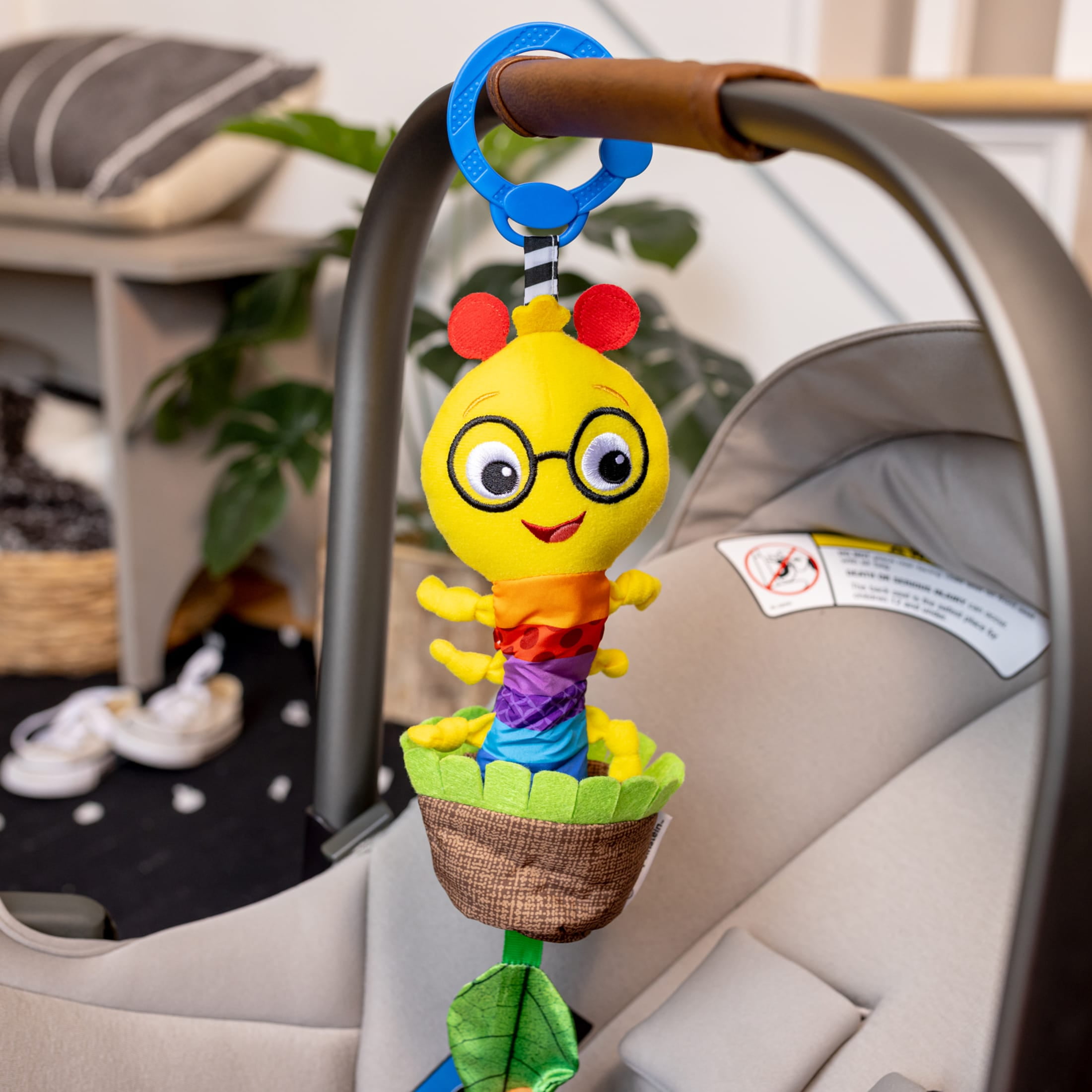 Baby Einstein Cal-a-Puller Pull & Shake Toy, Ages 0+ Months