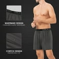 thumbnail image 3 of Natural Feelings Men's 5-Pack Cotton Knitted Comfort Loose Boxer Shorts Elastic Waistband Underwear, 3 of 7