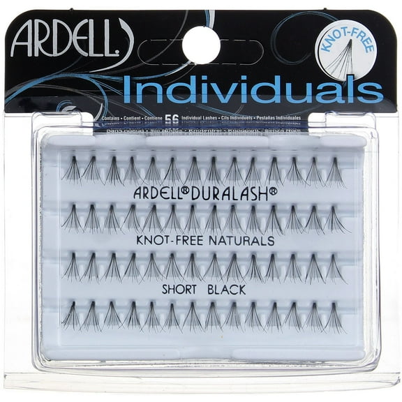 Ardell DuraLash Natural Individual Medium Flare Lashes, Black, 56 ea (Pack of 3)