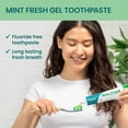 thumbnail image 3 of Pasta de dientes Himalaya Mint Fresh Gel, 182 ml, sin flúor, paquete de 3, 3 of 6
