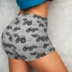 thumbnail image 4 of Fotbe Gray Tractor Shorts Sin Costuras – Shorts Deportivos de Cintura Alta para Mujer, Elásticos para Gimnasio, Yoga, Running o Ciclismo-Medium, 4 of 8