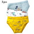 thumbnail image 2 of Kids Underwear Cotton Stretch 3 Pairs Car Pattern Boxer Brief Boxer Underwear, 2 of 10