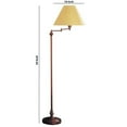 thumbnail image 5 of 150 Watt Metal Floor Lamp with Swing Arm and Fabric Conical Shade, Bronze, 5 of 5
