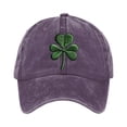 thumbnail image 2 of Willtoo Unisex St. Patrick's Day Shamrock Graphic Vintage Hat Casual Baseball Cap, 2 of 3