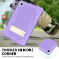 thumbnail image 3 of Galaxy Tab A8 (10.5") Case (SM-X200) - TECH CIRCLE Shockproof Kickstand Simple Rugged Case for 2022 Samsung Galaxy Tab A8 10.5-Inch Android Tablet, Purple, 3 of 6