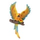 thumbnail image 2 of Loro Decoración De La Pared Resina Vivid Flapping Colgando Loro Estatua Adorno De Pájaro Para Jardín Patio Césped Yarda Colgando Loro Estatua De Jardín,, 2 of 8