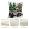 thumbnail image 4 of PHYHOO Merry Christmas Buffalo Plaid Trees Pillow Covers Seasonal Winter Farmhouse Cushion Case for Home Couch Decor, 4 of 5