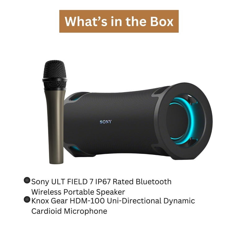 Sony, ULT FIELD 7 Wireless Portable Speaker Bundle with Microphone