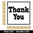thumbnail image 2 of Thank You in Box Self-Inking Rubber Stamp Ink Stamper - Blue Ink - Large 1-1/2 Inch, 2 of 7