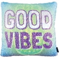 thumbnail image 3 of Style.Labs Magic Sequin Reveal Pillow - Good Vibes, 3 of 4
