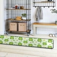 thumbnail image 4 of Dreamtimes St Cute Owls Shamrock Hallway Runner Rug 2'x6' Kitchen Rug with Rubber Backing St Patrick Day Non Slip Entryway Rug Runner Washable Soft Area Rug for Hallway Bedroom Kitchen Decor, 4 of 6