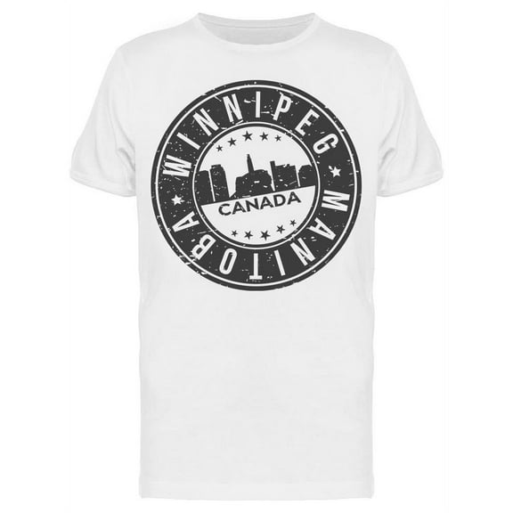 Winnipeg Stamp T-Shirt Men -Image by Shutterstock, Male 3X-Large