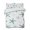 Turquoise, Emerald, Pure White, variant on Quilts Queen Size, Teal Starfish Coastal Soft Comforter Bedding Set for Bed, Summer Beach Ocean Lightweight Quilted Bedspread with Pillow Cover(2 Pieces) for All Season, 90x96 Inch