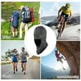 thumbnail image 3 of Unique Bargains 1 Pc Ice Silk Solid Balaclava Face Mask Black, 3 of 5