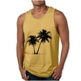 thumbnail image 1 of Camisetas de Tanque de los Hombres Tanque de los Hombres Incolor Gradiente de Impresión Cuello Redondo Correa Delgada Fuga Atrás Regular Casual Deportes Blusas de Tanque, 1 of 5