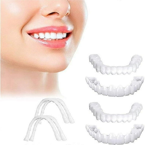 Best Snap On Smile Teeth Veneers Top and Bottom Temporary Teeth Restoration