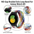 thumbnail image 2 of SOLOLUP 20mm No Gaps Band for Samsung Galaxy Watch 6 5 5 40mm 44mm/ Watch 5 Pro 45mm Women Men, Braided Solo Loop Bands Nylon Wristband for Galaxy Watch 4 6 Classic 42mm 46mm 43mm 47mm, 2 of 35
