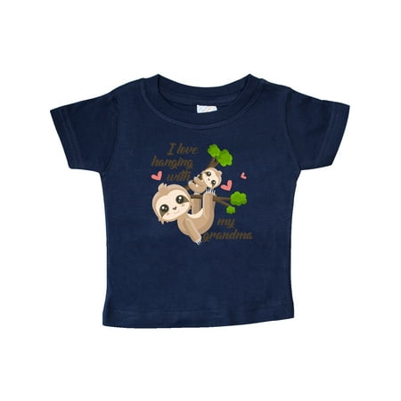 

Inktastic Hanging With My Grandma Gift Baby Boy or Baby Girl T-Shirt