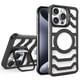 thumbnail image 1 of Funda de fibra de carbono con marco abierto para iPhone, con flujo de aire mejorado y imán. Geupday - Funda de fibra de carbono para iPhone 12, 13, 14, 15, 57 Plus, Pro Max, sin marco, magnética,, 1 of 7