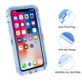 thumbnail image 4 of FIEWESEY Case for iPhone XR,3 in1 Layers Hybrid Liquid Glitter Flowing Quicksand case Clear Soft Shockproof TPU Slim Protective Cover for iPhone XR(Blue), 4 of 6