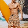 thumbnail image 2 of XYZCANDO Men and Women Matching Swimsuits Giraffe Camouflage Beach Outfits for Couples High Waisted Bikini Sets and Swim Trunks Hawaiian Outfits Couple Beach Vacation Swimwear Resort Wear, 2 of 6