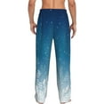 thumbnail image 3 of Daiia Christmas Snowflakes Men's Sleep Pant with Pockets and Drawstring,Pajama Pants-XX-Large, 3 of 9