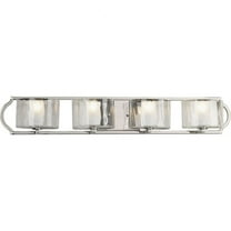 Progress Lighting Caress Polished Nickel Traditional/Formal Bath & Vanity w/ 4 Light 60W - P3078-104WB
