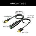 thumbnail image 5 of Digital Coaxial Optical Spdif to 3.5mm Auditory Cable Lossless Sound Transmission USB Powering Auditory Cable, 5 of 9