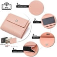 thumbnail image 4 of Badiya Small Wallet for Women with Zipper Coin Pocket RFID Blocking Credit Card Holder, 4 of 6