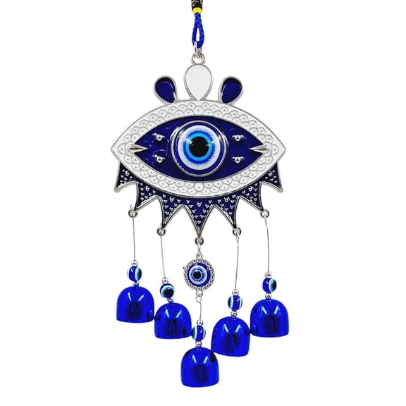 Evil Eye Hanging Nazar Battu Charm for Home Shop Office Protection, Good Luck and Prosperity