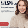 thumbnail image 3 of KAL Ultra Biotin DropIns 10,000 mcg Supplement | Healthy Hair Growth Formula | Skin Health & Strong Nails Support | Natural Mixed Berry Flavor | 2oz, 3 of 6