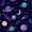 Color 3, variant on Peel and Stick Wallpaper 23.6in x 9.8ft Space Planets Moons Stars Dark Contact Paper Vinyl Waterproof Self Adhesive Wall Paper for Bedroom Shelf Cabinet Renter Friendly