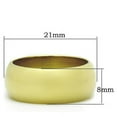 thumbnail image 2 of Womens Gold Ring 316L Stainless Steel Anillo Color Oro Para Mujer Ninas Acero Inoxidable Damaris, 2 of 4