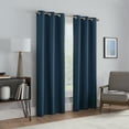 thumbnail image 2 of Eclipse Talisa Absolute Zero 100% Blackout 37 x 63 Panel Pair in Indigo, 2 of 8